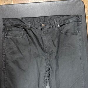 Levi's Men's Charcoal White Tag 505 Straight Jeans